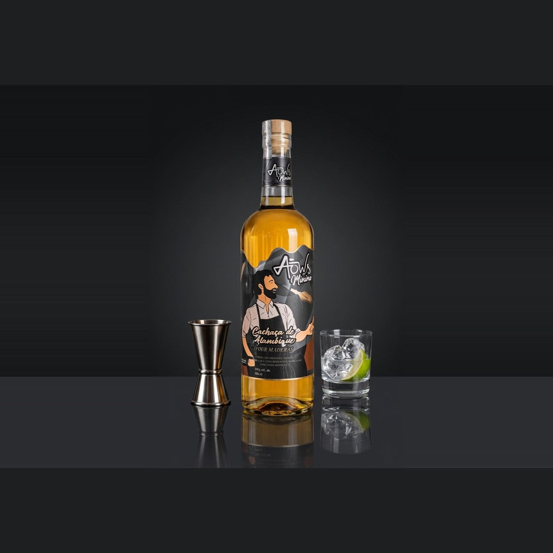 Cachaça Four Madeiras Aows Mininu